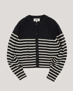 Women YMC Foxtail Stripe Cardigan