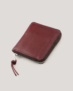 Women YMC Zip Leather Wallet