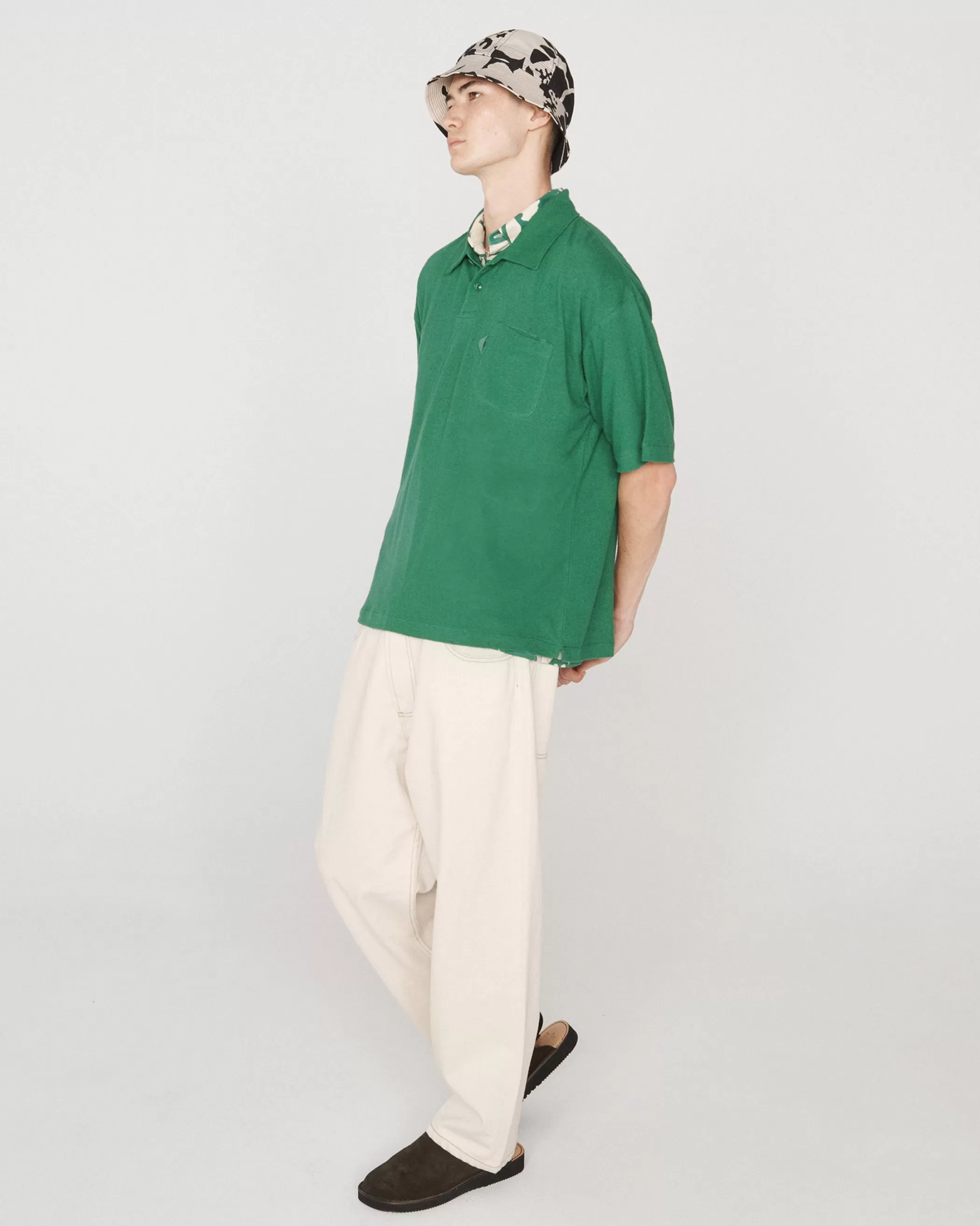 YMC Tops & T-Shirts<Ivy Polo Top Green