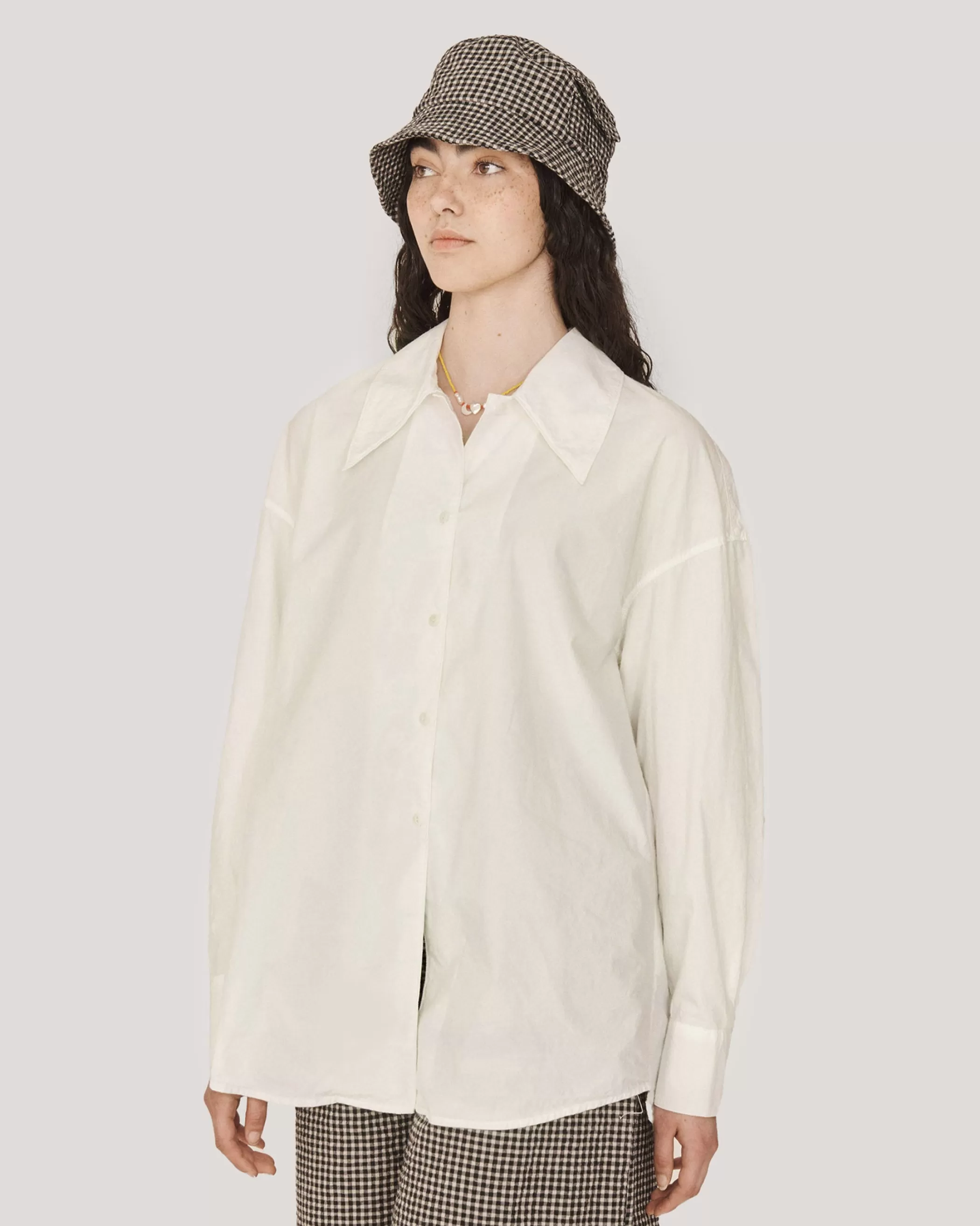 YMC Shirts<Lena Shirt White