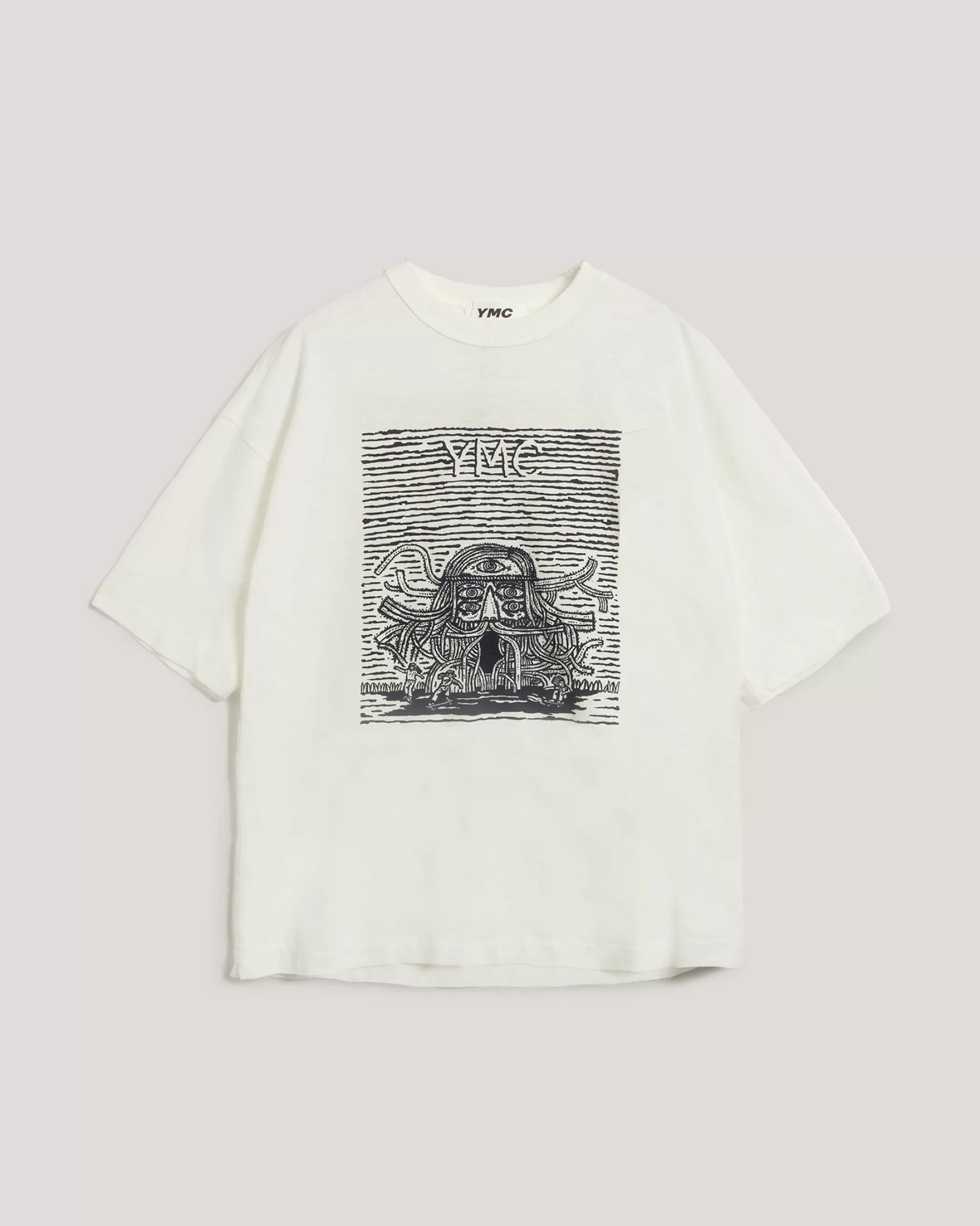 YMC Tops & T-Shirts<Mystery Machine T-Shirt White