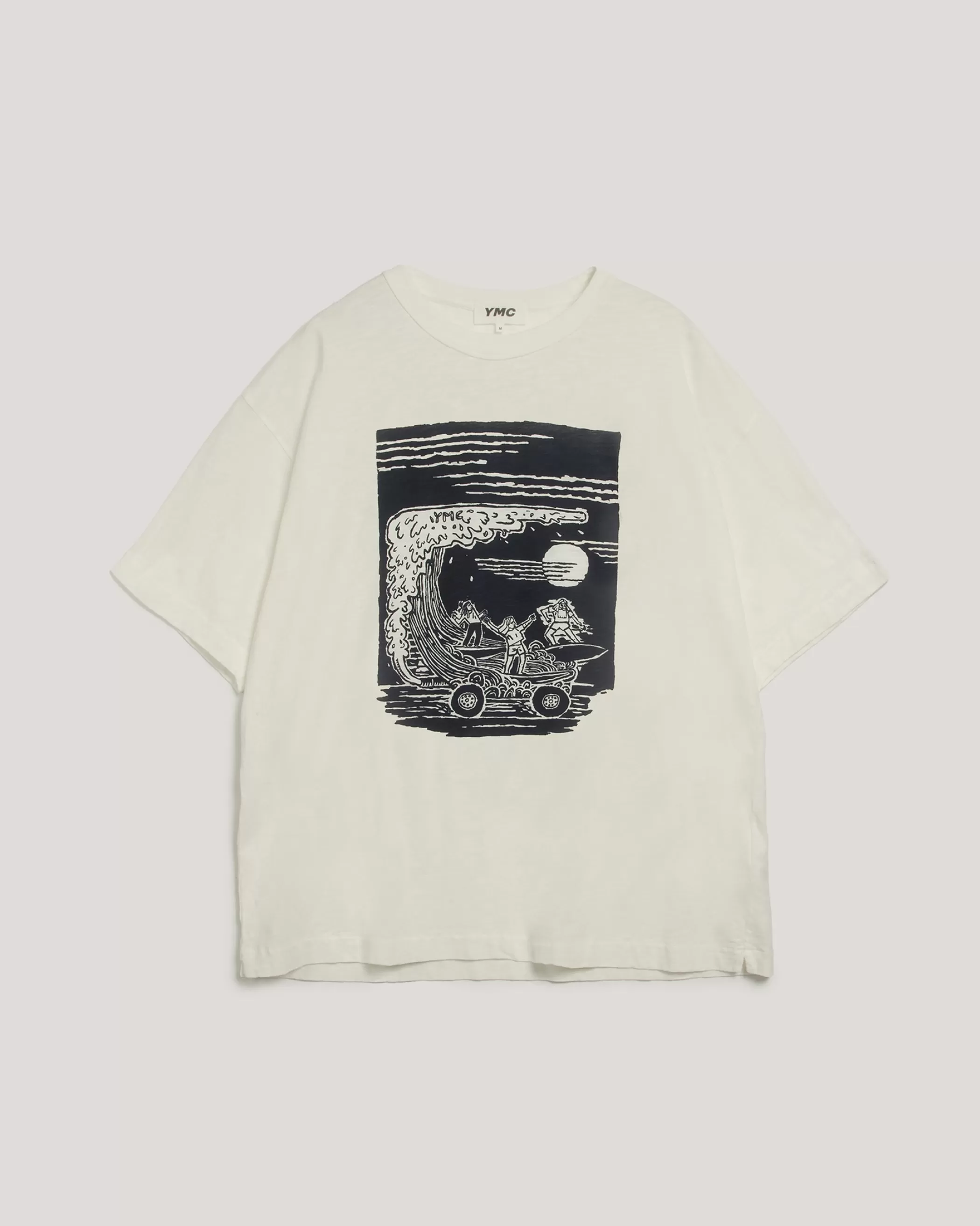 YMC Tops & T-Shirts<On The Mountain Pass T-Shirt White