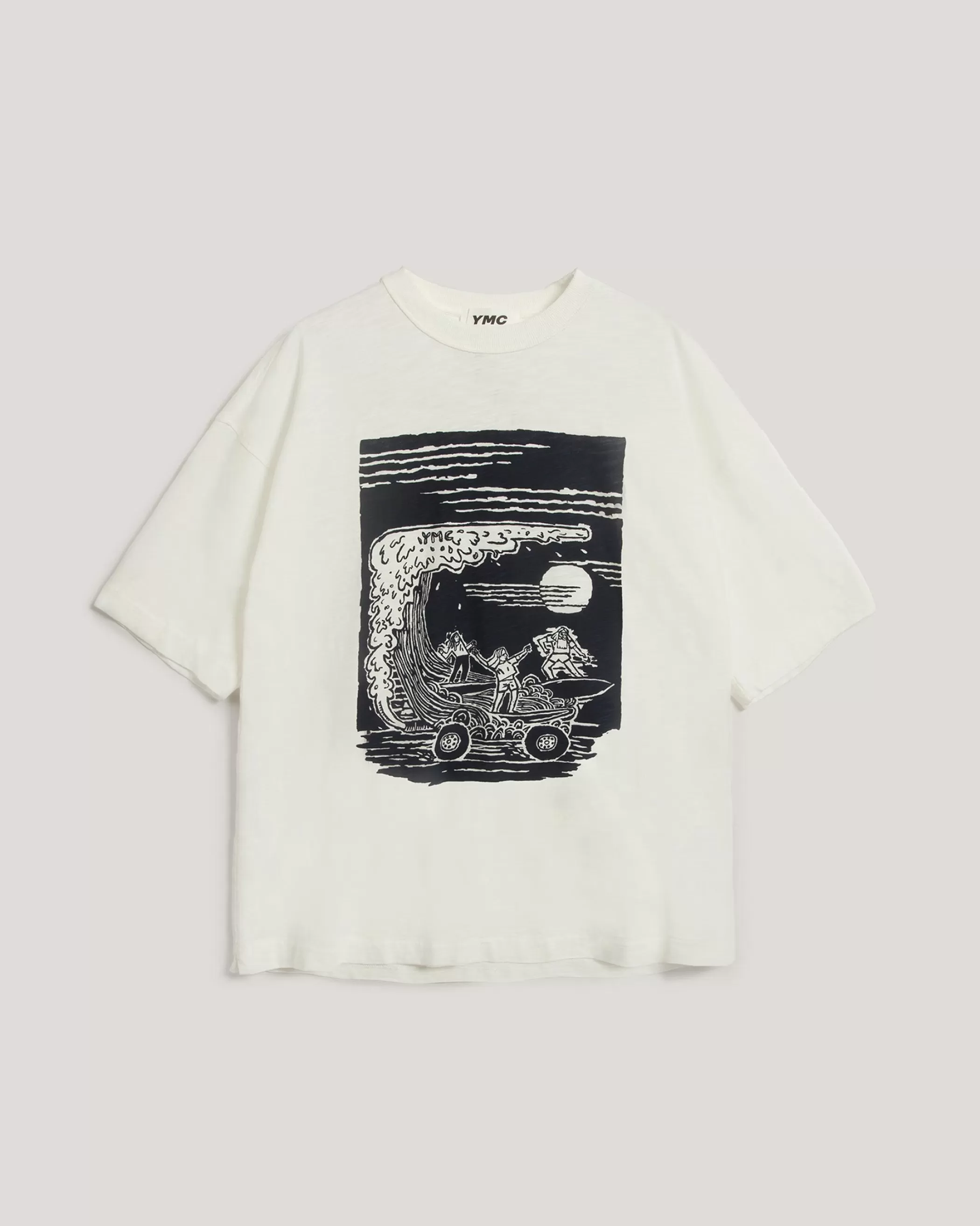 YMC Tops & T-Shirts<On The Mountain Pass T-Shirt White