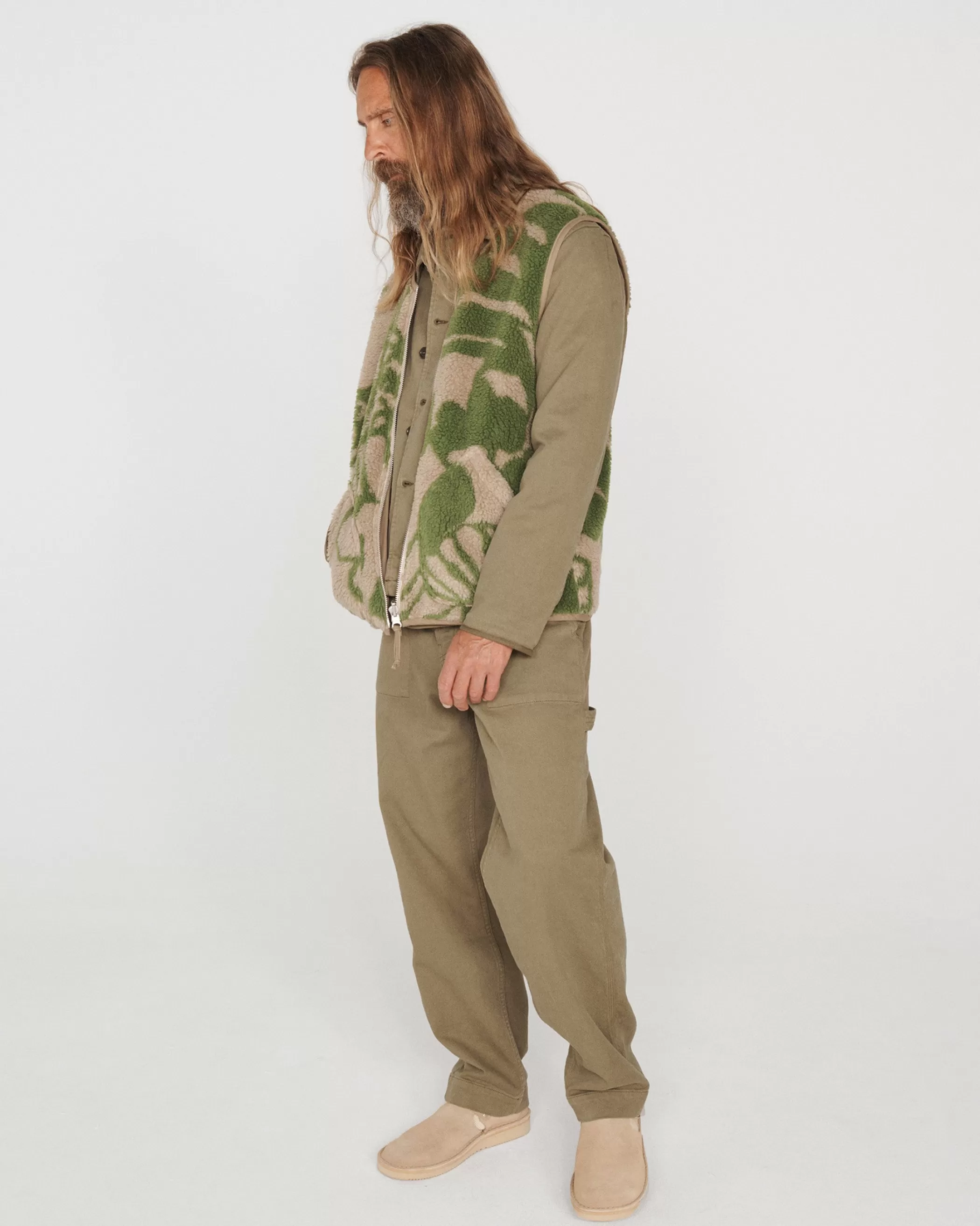 YMC Trousers & Shorts<Painter Trouser Khaki