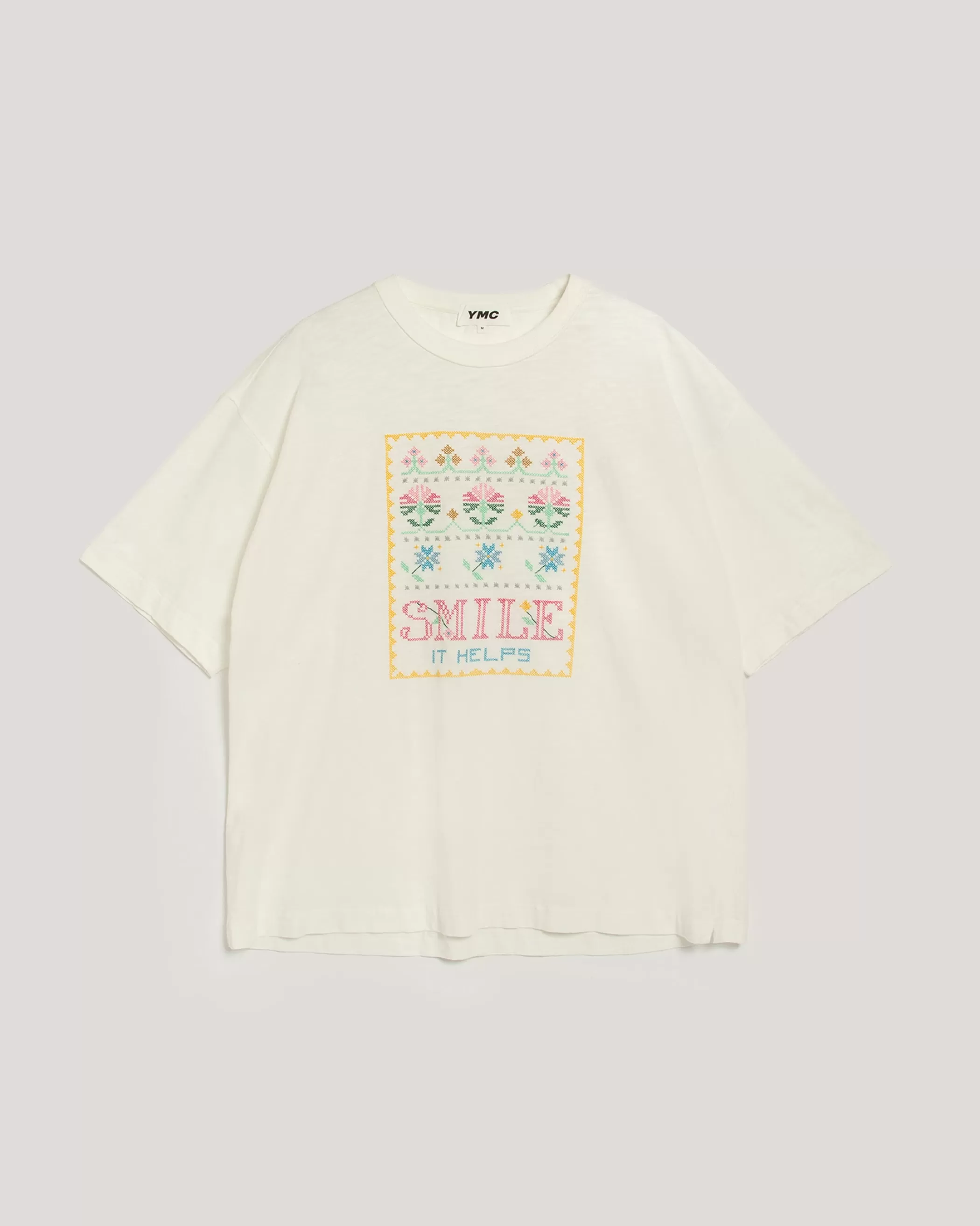 YMC Tops & T-Shirts<Smile T-Shirt White